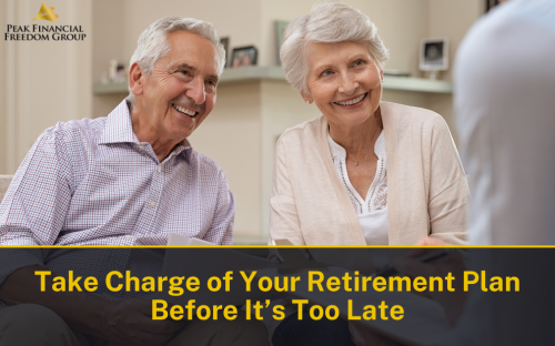 Senior couple meeting with a financial advisor about retirement