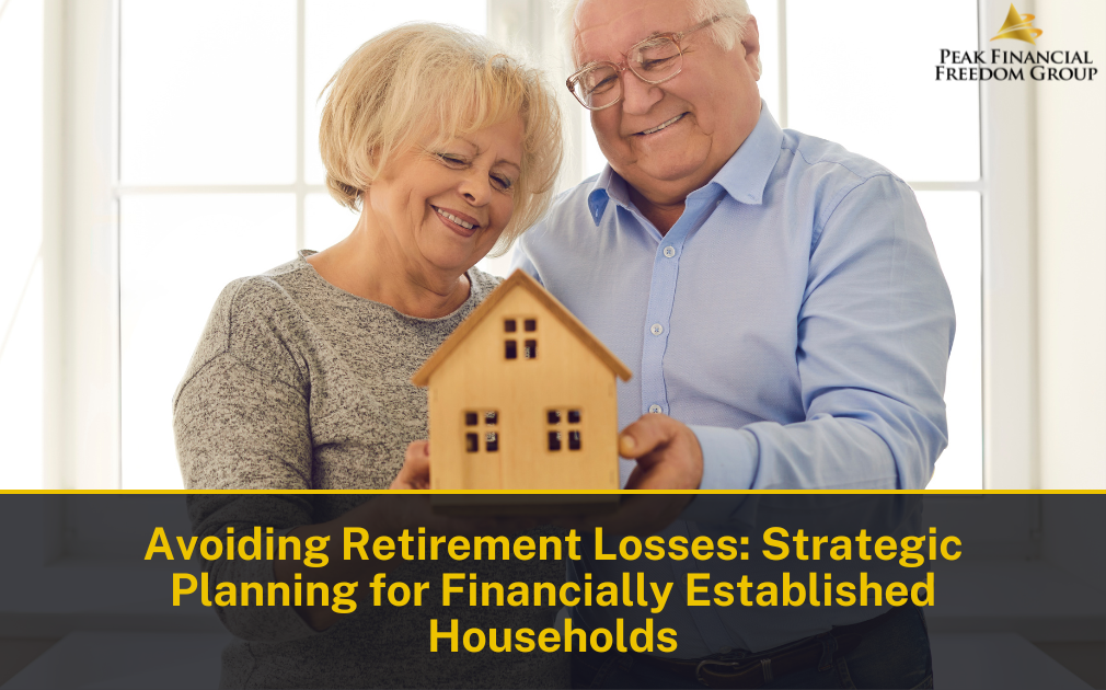 Financial advisor discussing retirement loss prevention with clients in Sacramento