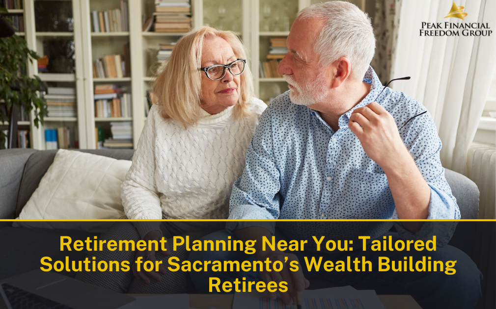 High-net-worth retirees meeting with Sacramento retirement planner