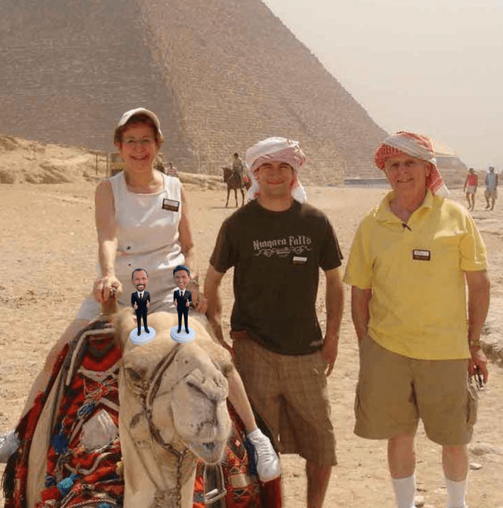 Dan and Jim in Egypt