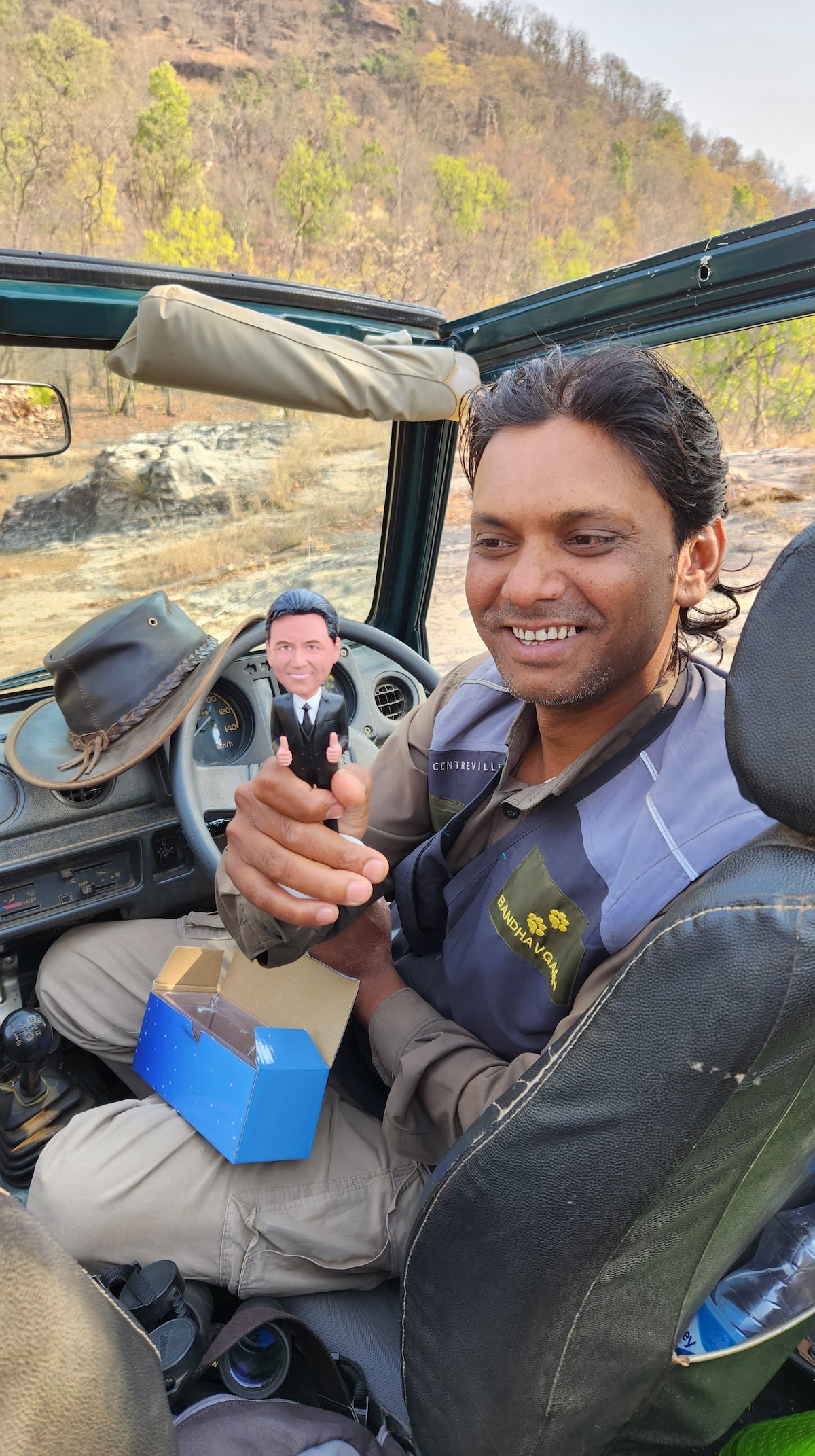 Little Jimmy exploring Bandavgarh National Park in India!