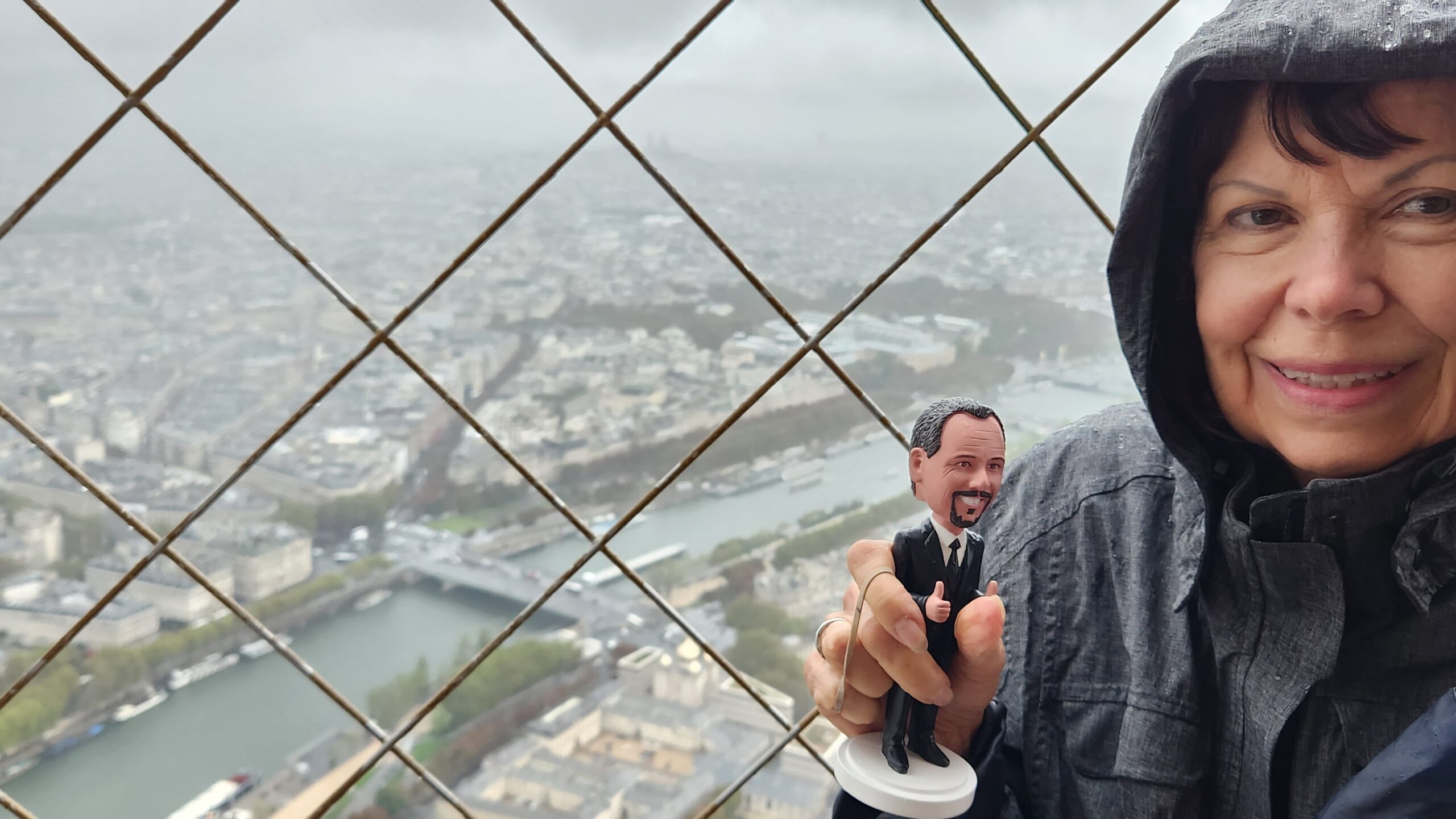 Little Danny at the top of the Eiffel Tower
